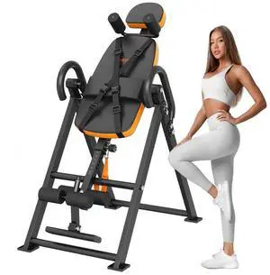 VEVOR Inversion Table Foldable Strength Training Equipment Hang Exercise Bench