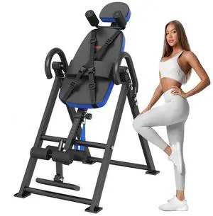 VEVOR Inversion Table Foldable Strength Training Equipment Hang Exercise Bench