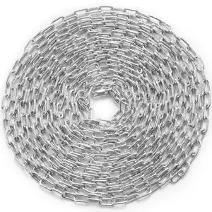 VEVOR Zinc Plated Proof Coil Chain Carbon Steel Chain Sling 1/8" x 33' 350 lbs