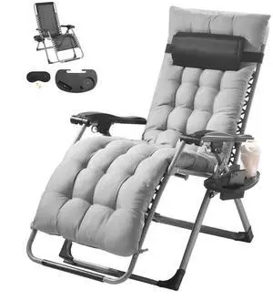 VEVOR Zero Gravity Chair 26" Zero Gravity Recliner Lounge Chair Indoor & Outdoor