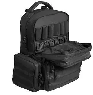 VEVOR Tactical Range Backpack for 6 Pistols Gun Backpack Black