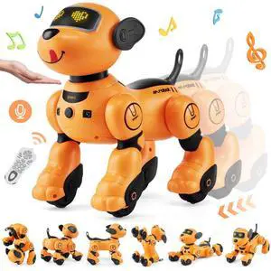 VEVOR  RC Robot Dog Toy Talking Dancing Touch & Voice Remote Control Programmable