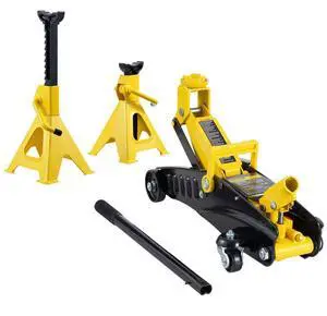 VEVOR Low Profile Floor Jack 2 Ton Heavy Duty Single Piston Hydraulic Pump