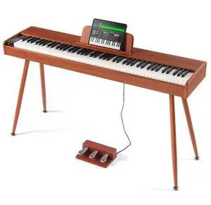 VEVOR  88 Key Fully Weighted Digital Piano Dual Keyboard Four Legged Stand