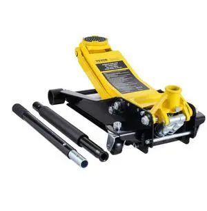 VEVOR Low Profile Floor Jack 2 Ton Heavy Duty Dual Piston Rapid Pump