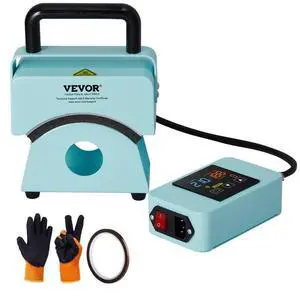VEVOR Hat Press Machine Mini Hat Heat Press for Caps 5.9x3.15 inch Plate Green