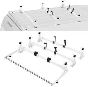 VEVOR  Trailer Ladder Rack Van Roof Ladder Rack for Ford Transit Custom 2013-2024