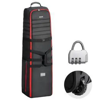 VEVOR Golf Club Travel Bag Golf Luggage Case Cover with Wheels 1000D Nylon