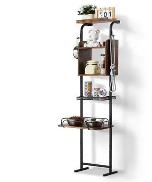 VEVOR Pet Feeding Station with Storage Dog Food & Toy Organizer Raised Dog Bowls
