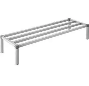 VEVOR Newly UpgradedAluminum Dunnage Rack Stationary Dunnage Rack 60 x 20 x 12 Storage Rack
