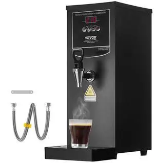 VEVOR 10L Commercial Water Boiler Electric Hot Water Dispenser Stainless Steel