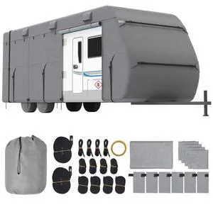 VEVOR Trailer Travel RV Cover 20-22 ft Class A Camper Cover Non-Woven Fabric