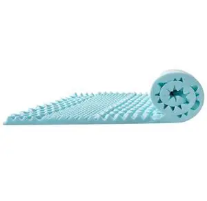 VEVOR Mattress Topper Soft Memory Foam Cooling Gel Infusion Queen Size 2 Inches