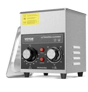 VEVOR Professional Jewelry Cleaning Machine, 2L Jewelry Cleaner Ultrasonic Machine with Heater & Timer, Digital Ultrasonic Cleaner for Cleaning Denture Dental Oral Irrigator Parts Retainer Glasses