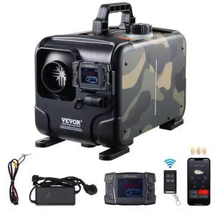 VEVOR Diesel Air Heater Diesel Heater 8KW 12V/24V Bluetooth APP Remote Control
