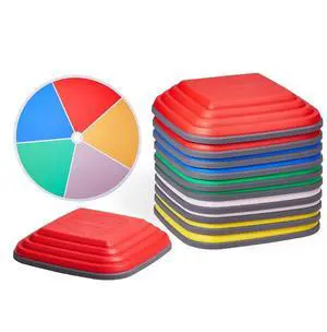 VEVOR Kids Balance Stepping Stones Sensory Obstacle Course 10 PCS Outdoor Indoor