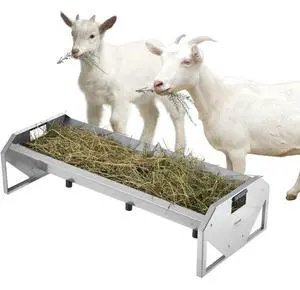 VEVOR Livestock Feeding Trough 22 Gallon Capacity 45" Goat Feeder for 10 Sheep