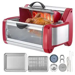 VEVOR Stainless Steel Shawarma Grill Machine Electric Gyro Rotisserie Doner