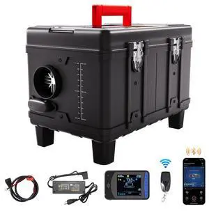 VEVOR Diesel Air Heater 12V/24V 8KW Bluetooth APP Remote Control for Vehicles