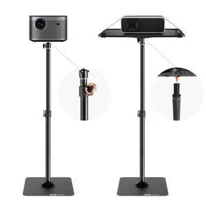 VEVOR  Projector Stand, Projector Floor Stand Adjustable Height from 30.3 to 63.4 in, DJ Equipment, Projector Mount with Tray, Ideal for Outdoor Movies, Home, Office, Stage and Studio, Max Load Capac