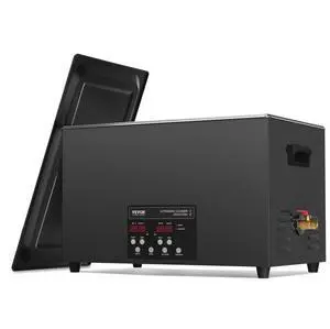VEVOR  30L Sonic Cleaner, 600W Digital Ultrasonic Cleaning Machine with Upgraded Degassing and Gentle Mode, 40kHz Industrial Ultrasound Cleaner with Timer and Heater for Retainer Jewelry Tools