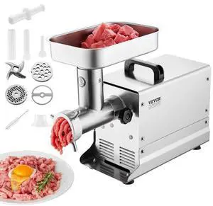 VEVOR Commercial Electric Meat Grinder 7 Lbs/Min Sausage Stuffer Maker Kitchen