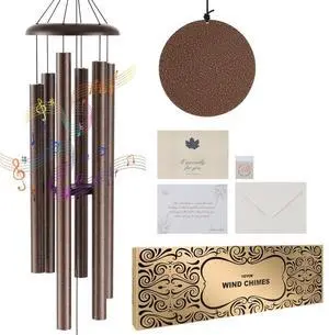 VEVOR Wind Chimes for Outside 50-Inch Aluminum Memorial Deep Tone Wind Chimes