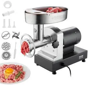 VEVOR Commercial Electric Meat Grinder 14 Lbs/Min Sausage Stuffer Maker Kitchen