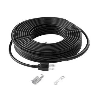 VEVOR Self-Regulating Pipe Heating Cable 80FT 5W/FT Heat Tape for Pipes Roof