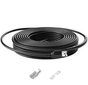 Self-Regulating Pipe Heating Cable 50FT 5W/FT Heat Tape for Pipes Roof