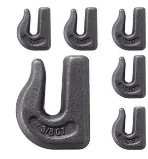 VEVOR Weld-on Grab Chain Hooks 3/8" Tow Hook G70 Forged Steel Tractor Hooks