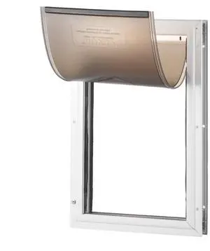 VEVOR Pet Door for Door with Lock and Magnetic Flap System Aluminum Frame Large