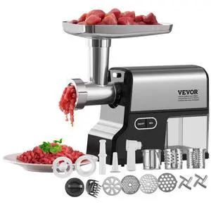 VEVOR Electric Meat Grinder 4.2 Lbs/Min Sausage Stuffer Maker for Home Kitchen