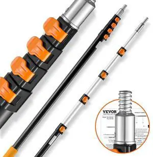 Telescoping Extension Pole 6 to 24 FT Multi-Purpose for Painting Dusting