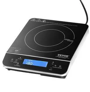 VEVOR Portable Induction Cooktop 1500W Countertop Burner 9 Temp Levels Hot Plate