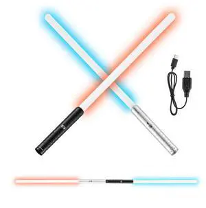 VEVOR Lightsaber 2 Pack 7 RGB Colors Rechargeable Dueling Light Saber