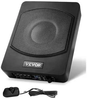 VEVOR 10" 240W Under Seat Car Subwoofer Slim Powered Car/Truck Subwoofer System