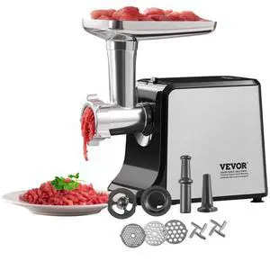 VEVOR Electric Meat Grinder 3 Lbs/Min Sausage Stuffer Maker for Home Kitchen