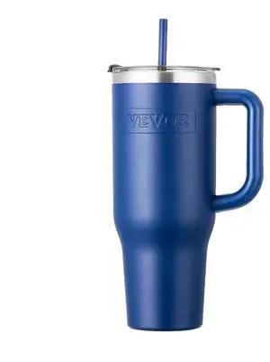VEVOR 40 oz Insulated Water Bottle Stainless Steel Coffee Cup Handheld Blue