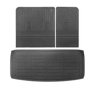 VEVOR Truck Cargo Mat and Backrest Mat TPE Custom Fit for Tahoe and Yukon 2021-2024