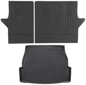 VEVOR Cargo Mat & Backrest Mat All Weather Custom Fit for Toyota RAV4 2019-2024