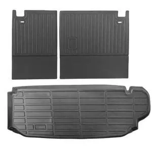 VEVOR Truck Cargo Mat & Backrest Mat TPE Custom Fit for Kluger & Highlander 2020-2024