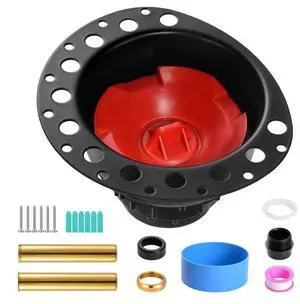 VEVOR Freestanding Tub Drain Rough-in Kit with 2 Brass Tail Pipes and ABS Adapter