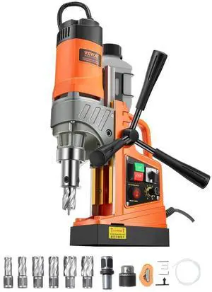 VEVOR Magnetic Drill 1450W 12800N Portable Mag Drill Press 800RPM