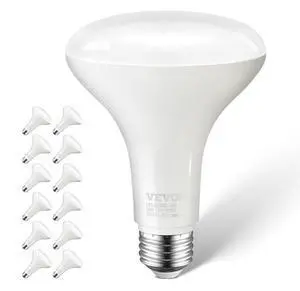 VEVOR BR30 Indoor Flood Light Bulb 12 Pack 850 Lumens LED Bulbs 3000K Dimmable