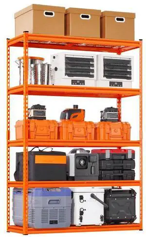 VEVOR Storage Shelves 5 Tier Adjustable Heavy Duty Garage Shelving Units 2500 lbs