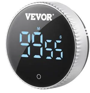 VEVOR Digital Kitchen Timer Magnetic Countdown Countup Timer & Large LED Display