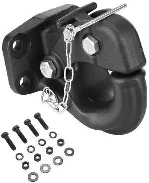 VEVOR Pintle Hitch Trailer Hitches Receiver for 2.5" to 3" Lunette Ring 30000 lbs
