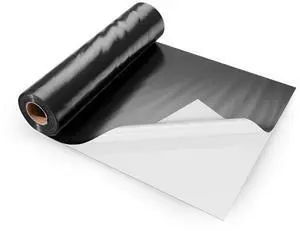 VEVOR 10' x 100' Plastic Sheeting Heavy Duty, 6 Mil Thick Plastic Sheeting Roll, Plastic Drop Cloth Painters Tarp Covering for Crawl Space Vapor Barrier, Black and White Double-Sided, Multi-Purpose