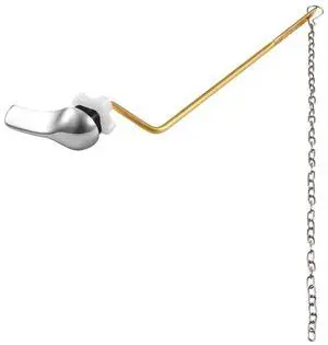 VEVOR Toilet Handle Replacement Kit Side Mount Universal Toilet Flush Handle Chrome